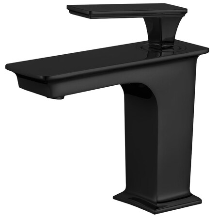 Novatto EVA Single Lever Lavatory Faucet in Matte Black GF-368SMB